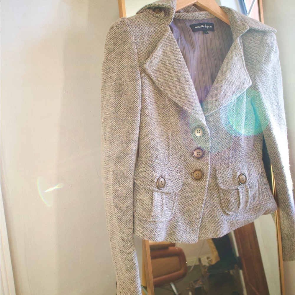Nanette Lepore. Small. Grey and Brown.